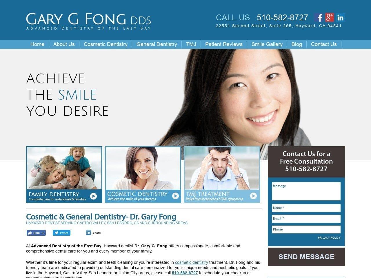 Gary G. Fong Dds screenshot
