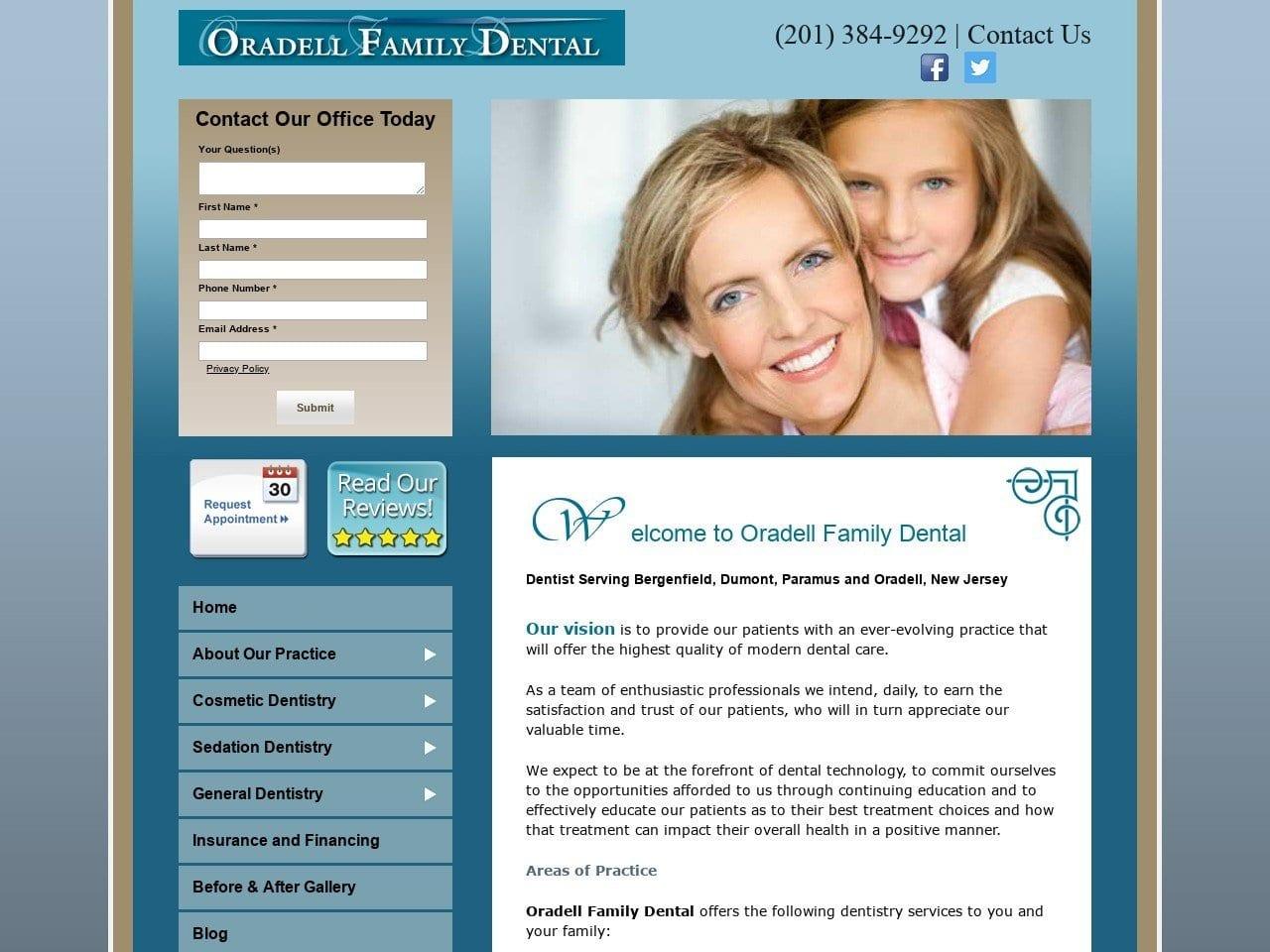 Dumont Cosmetic Dental Dr Howard Perlmutter screenshot