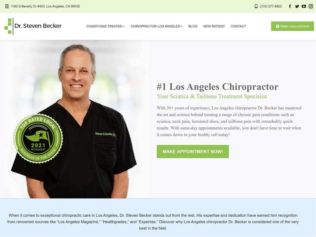 Los Angeles Chiropractor Center