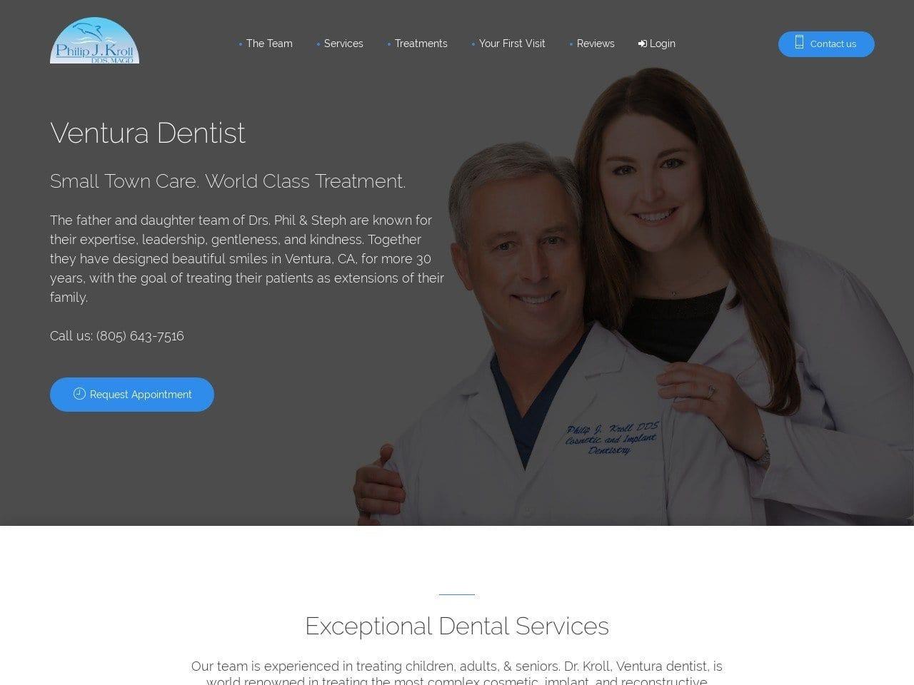 Ventura DentistPhilip J. Kroll screenshot