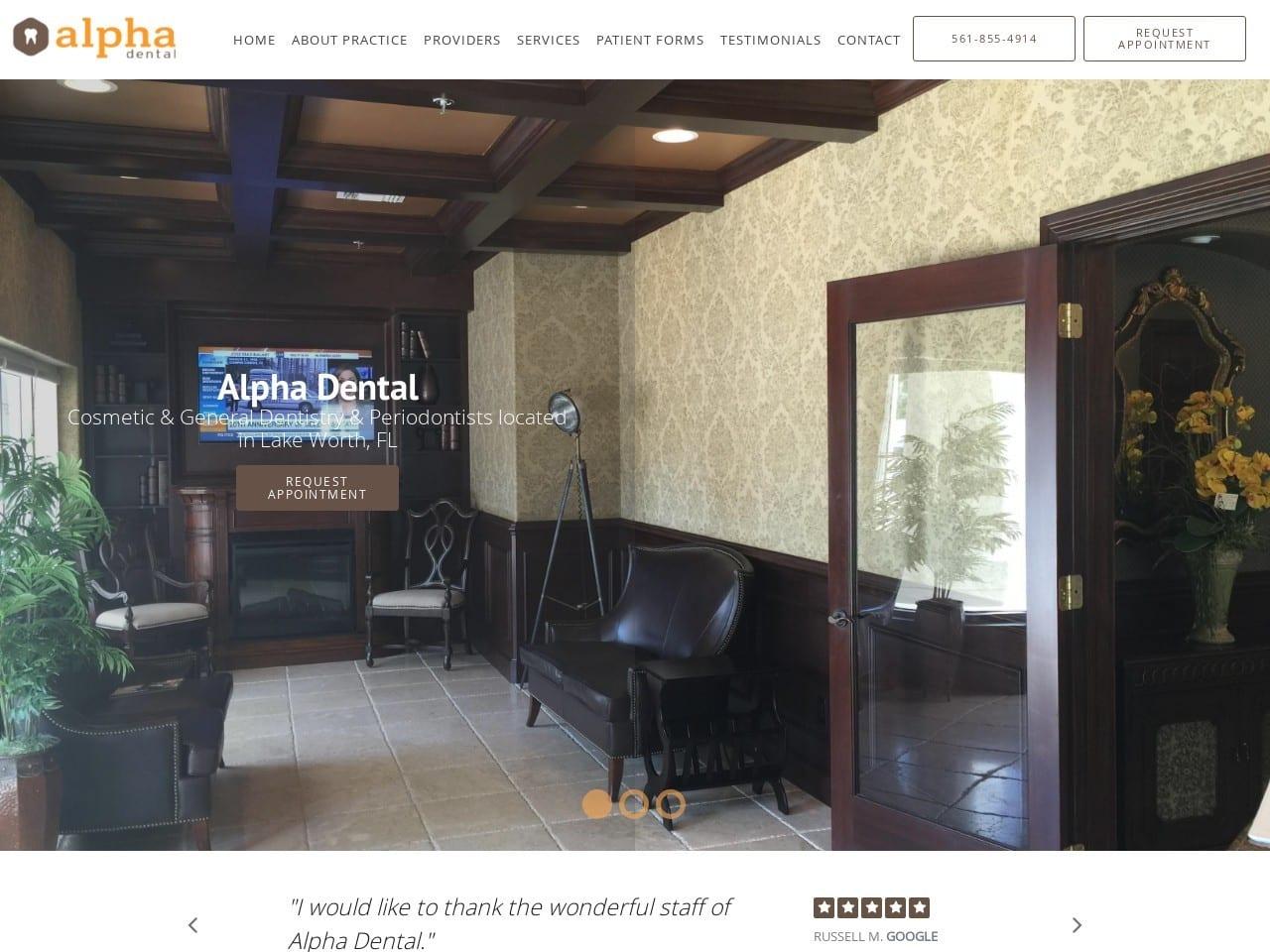 Alpha Dental screenshot