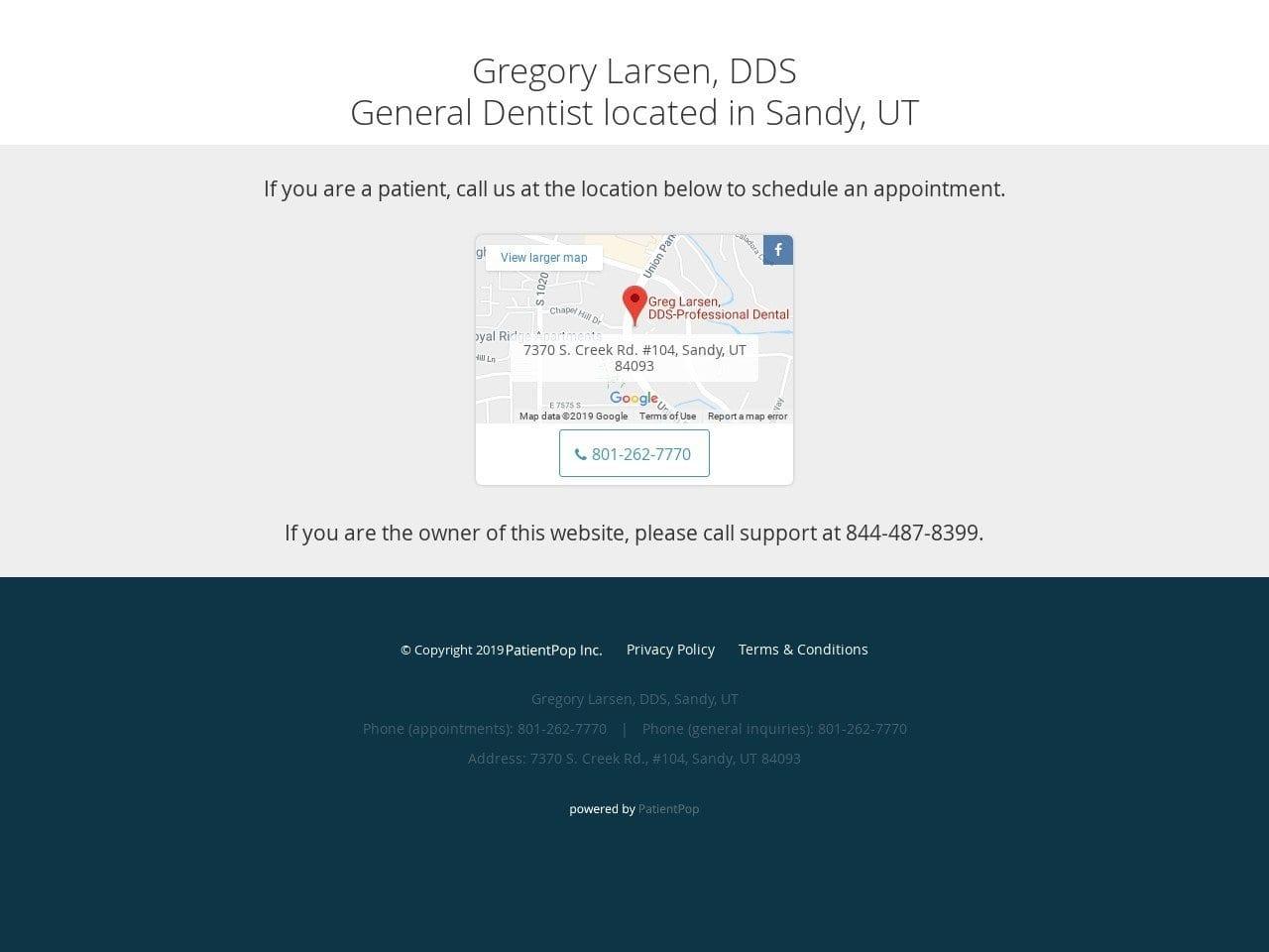 Dr. Greg Larsen Dds screenshot