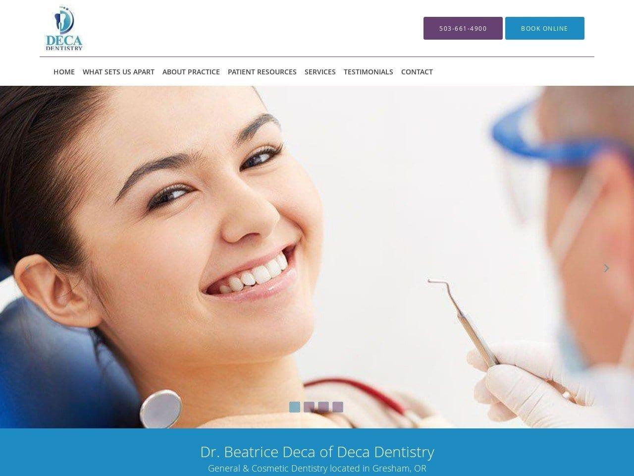 Cristina P. Kennedy DMD Gresham Dentist screenshot