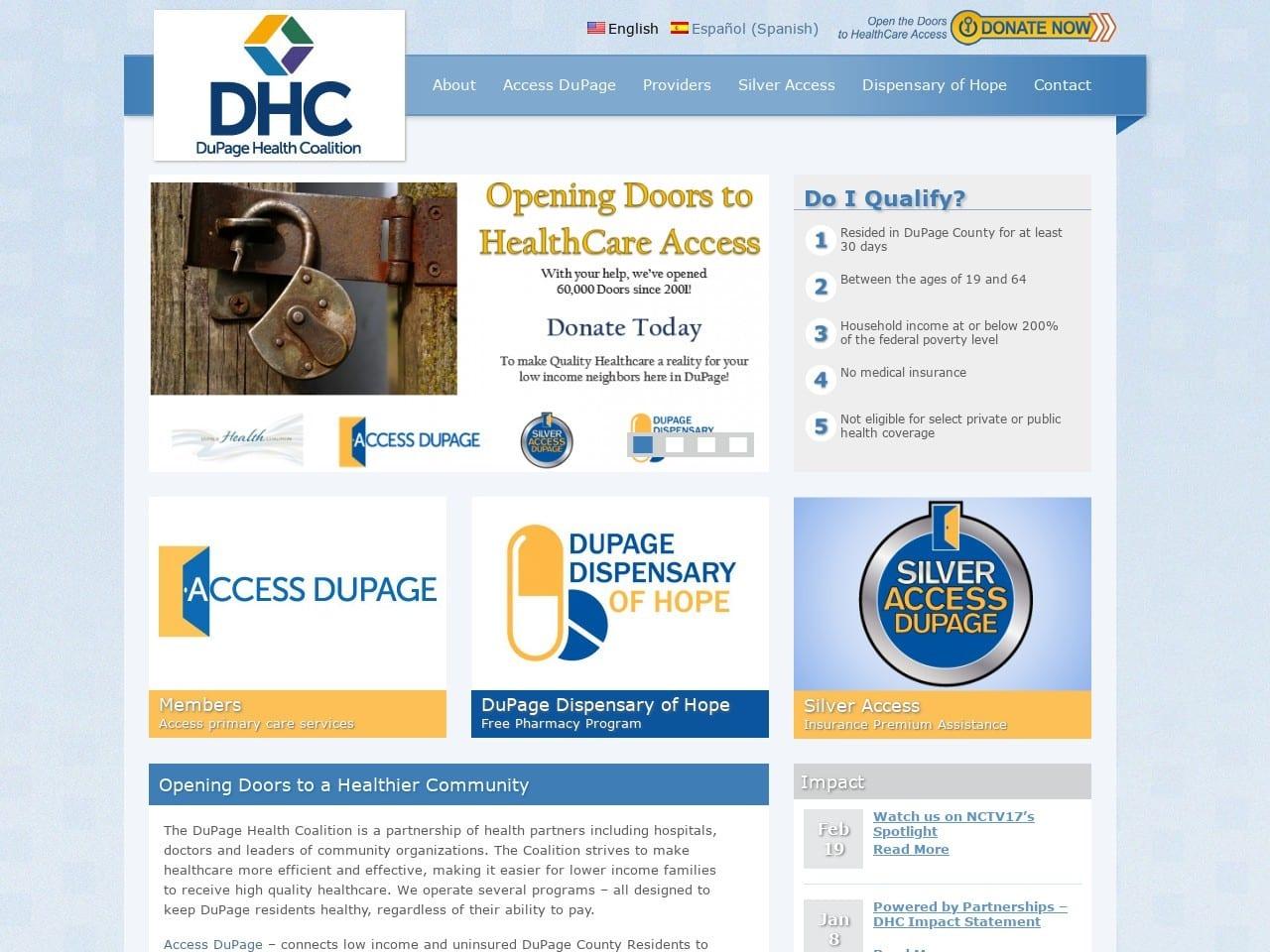 Dupage Community Clinic screenshot