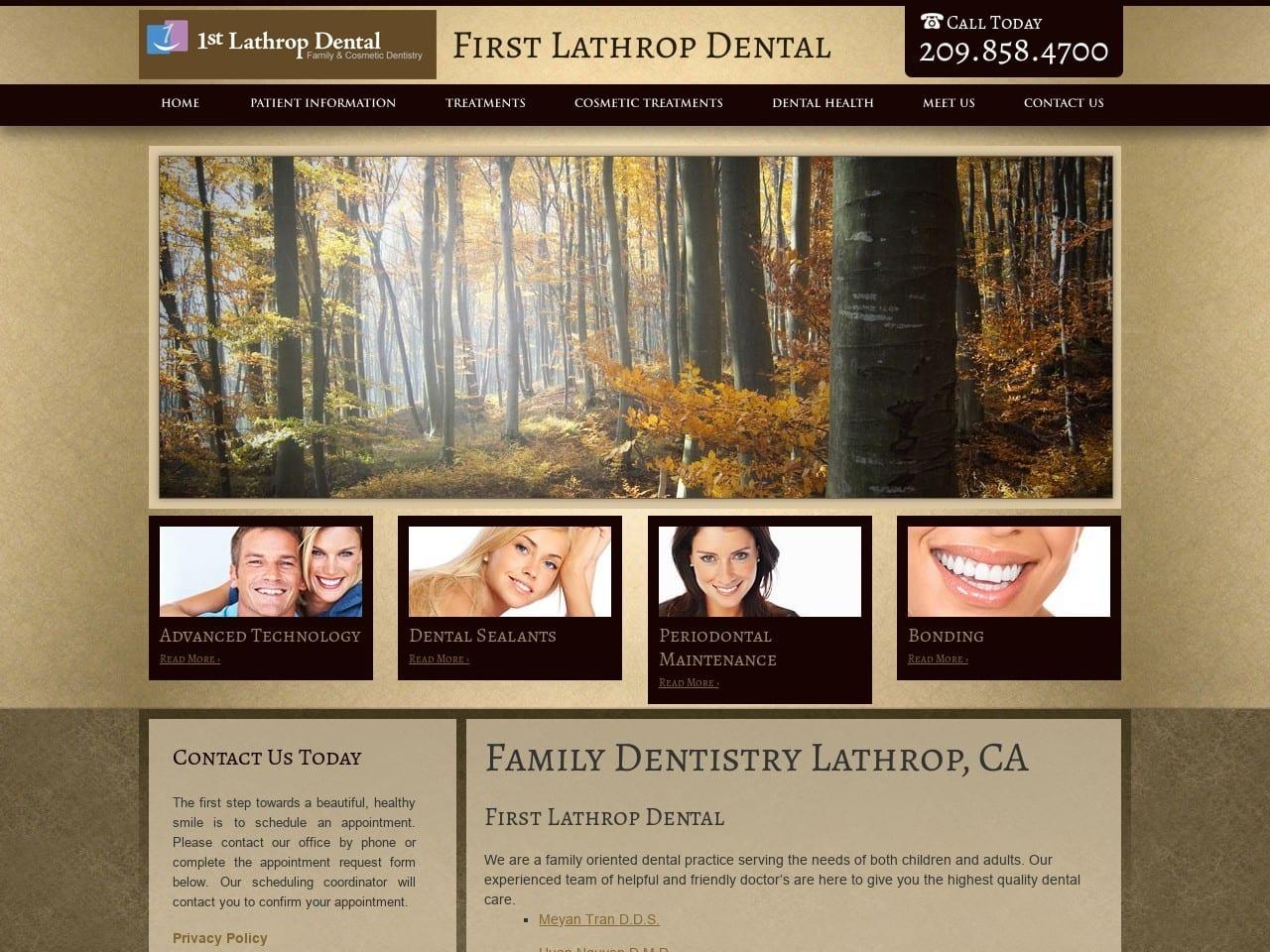 1st Lathrop Dental screenshot