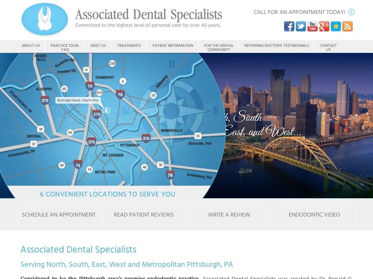Associated Dental Specialists Smith Richard S DDS screenshot