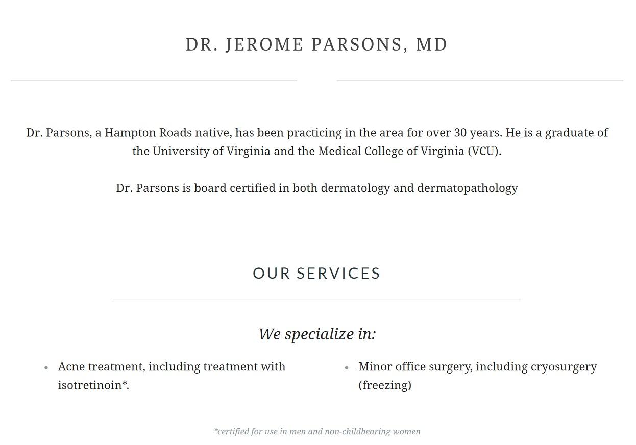 Jerome M Parsons MD