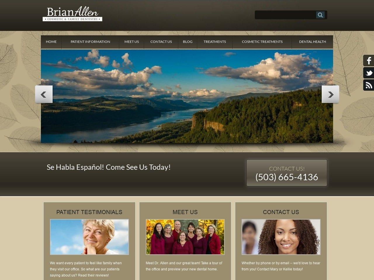 Brian L. Allen D.D.S. screenshot