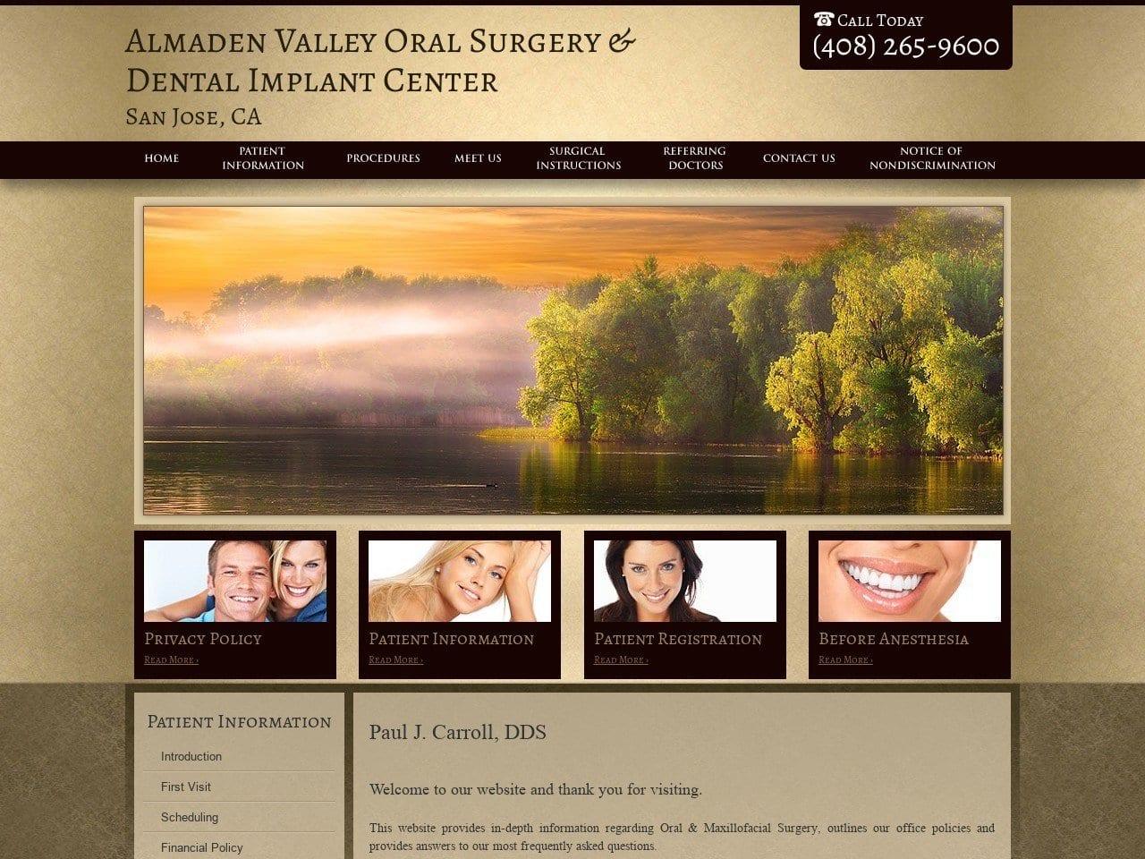 Almaden Valley Oral Surgery screenshot