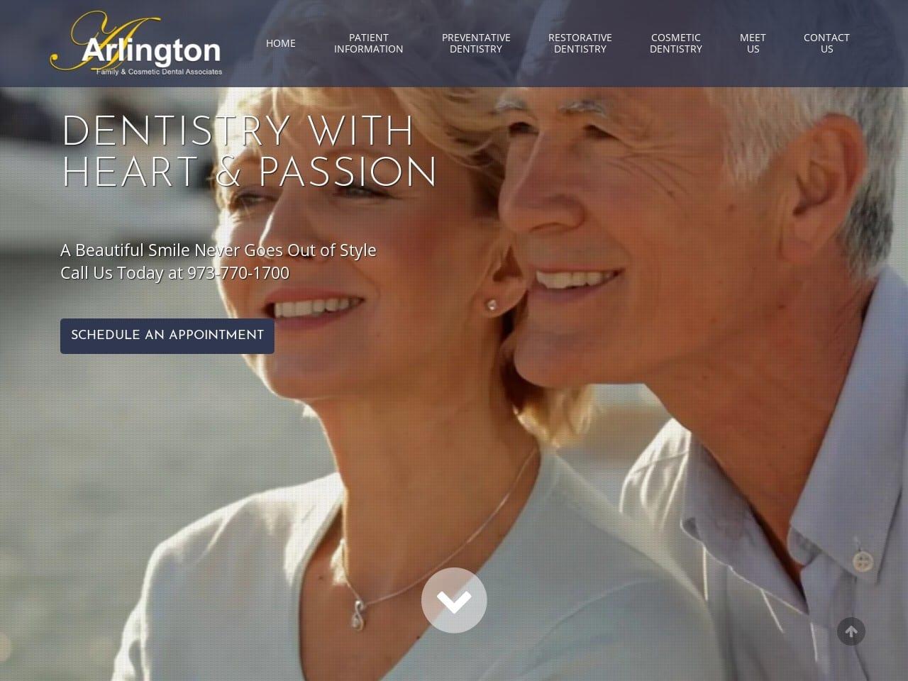 Arlington Family & Cosmetic Dental Associates screenshot