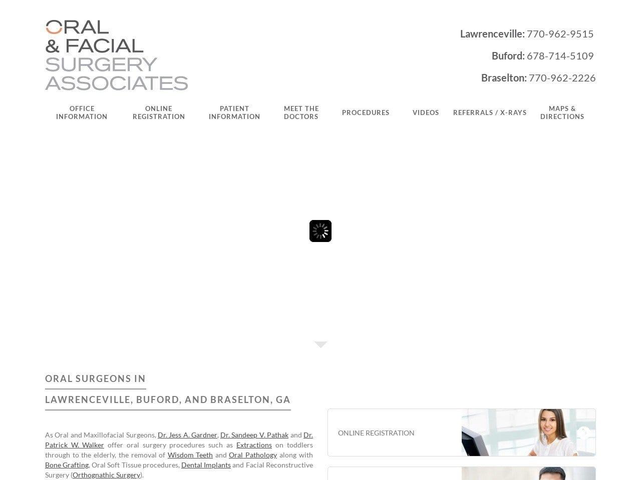 Oral & Facial Surgery Associates screenshot