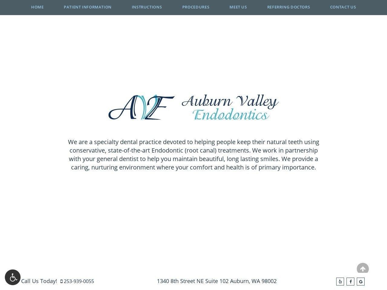 Auburn Valley Endodontics Meidinger Dennis L DDS