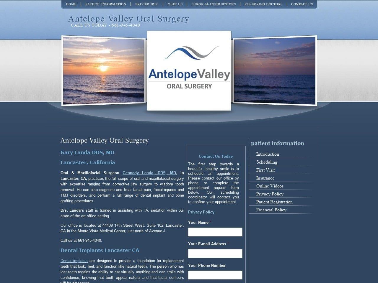 Antelope Valley Oral Surgery screenshot