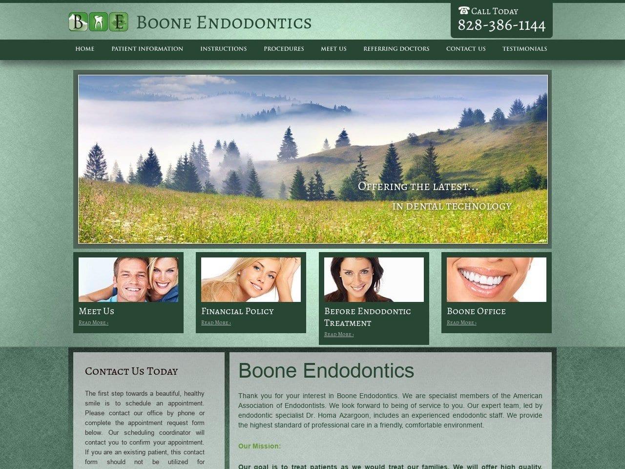 Boone Endodontics screenshot