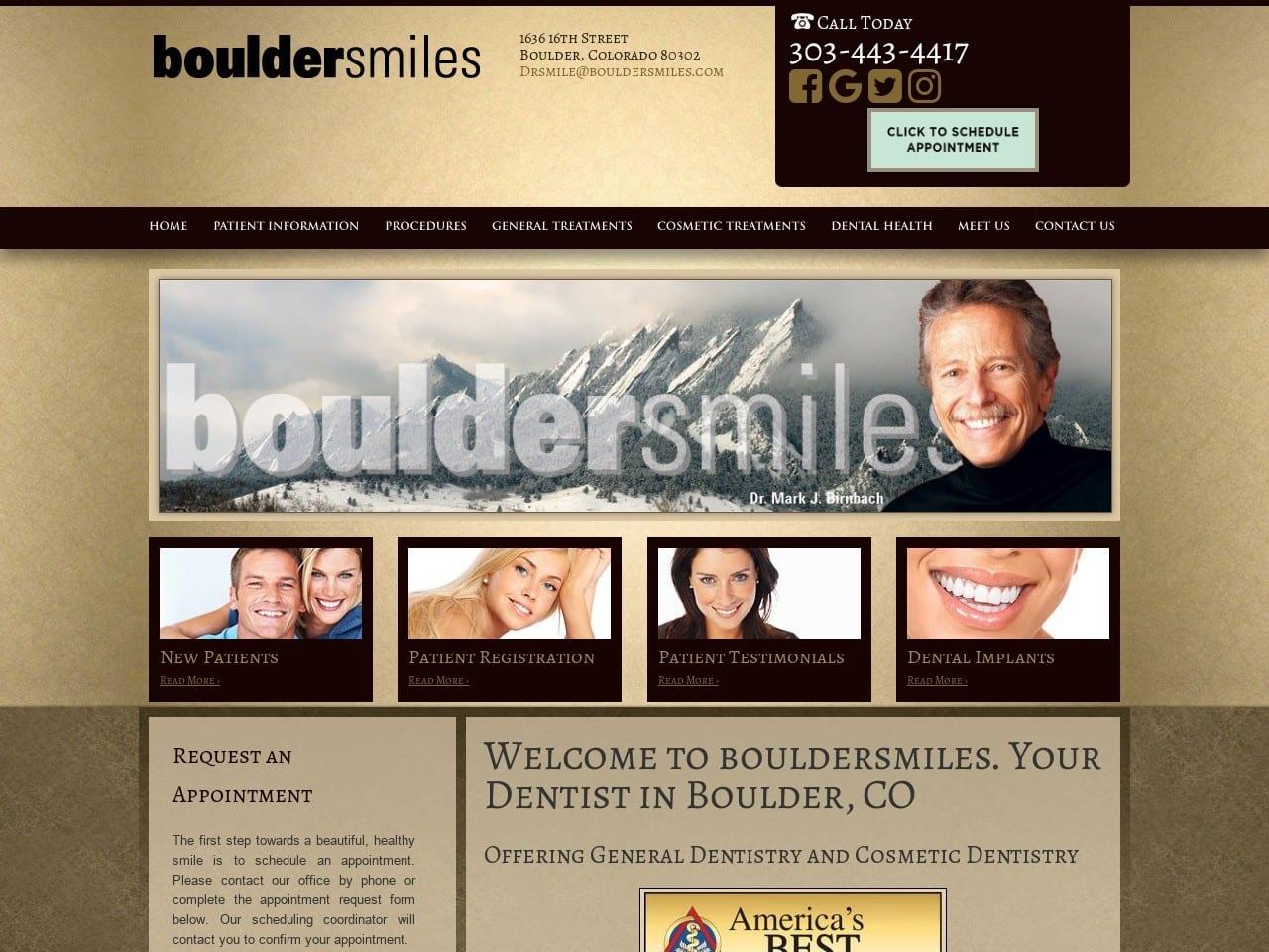 Bouldersmiles | Dr. Mark Birnbach screenshot