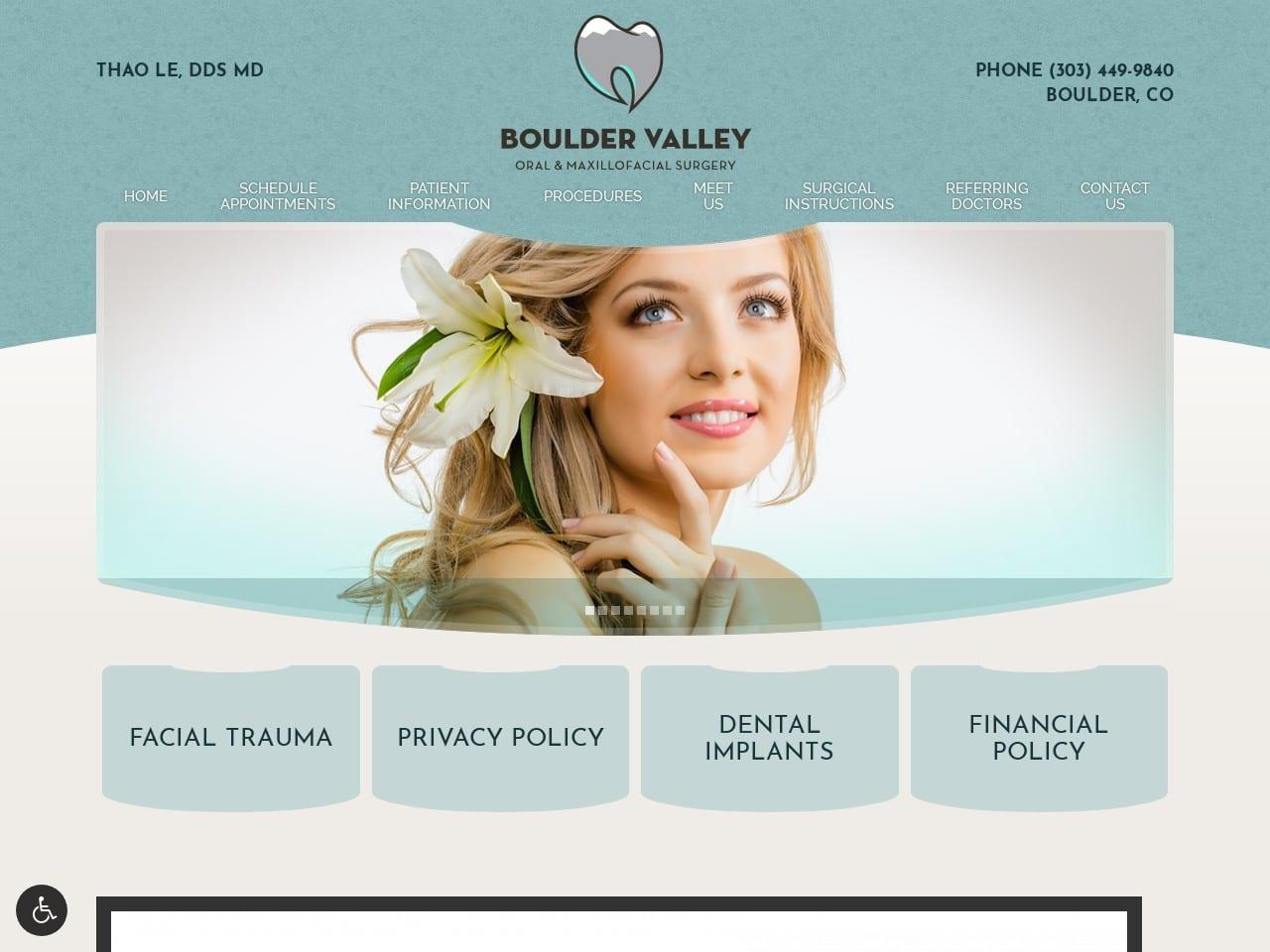 Boulder Valley Oral Dentist screenshot