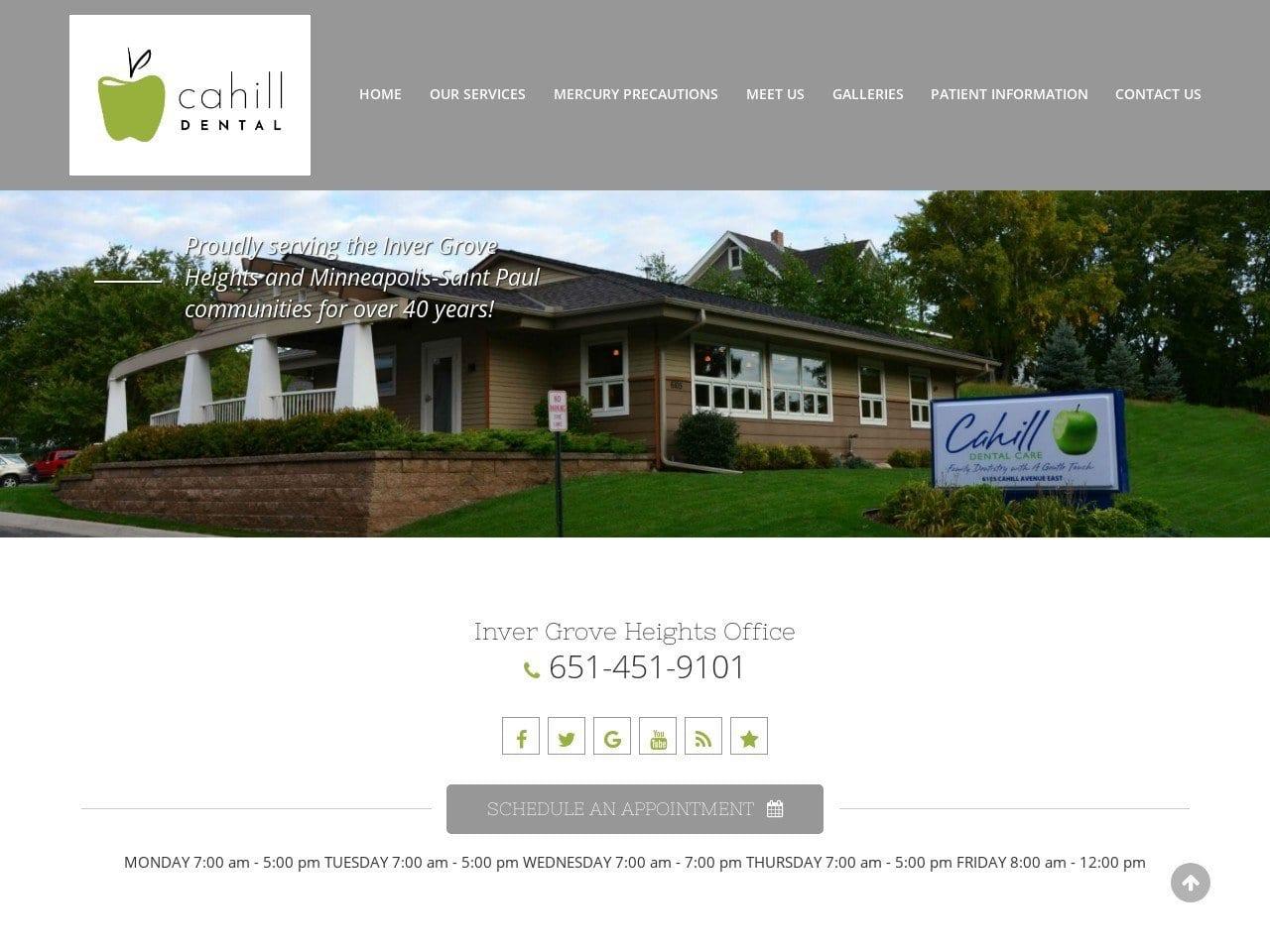 Cahill Dental Care screenshot