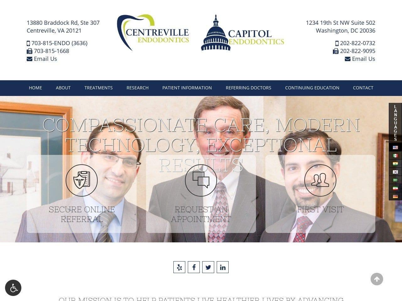 Capitol Endodontics PC screenshot