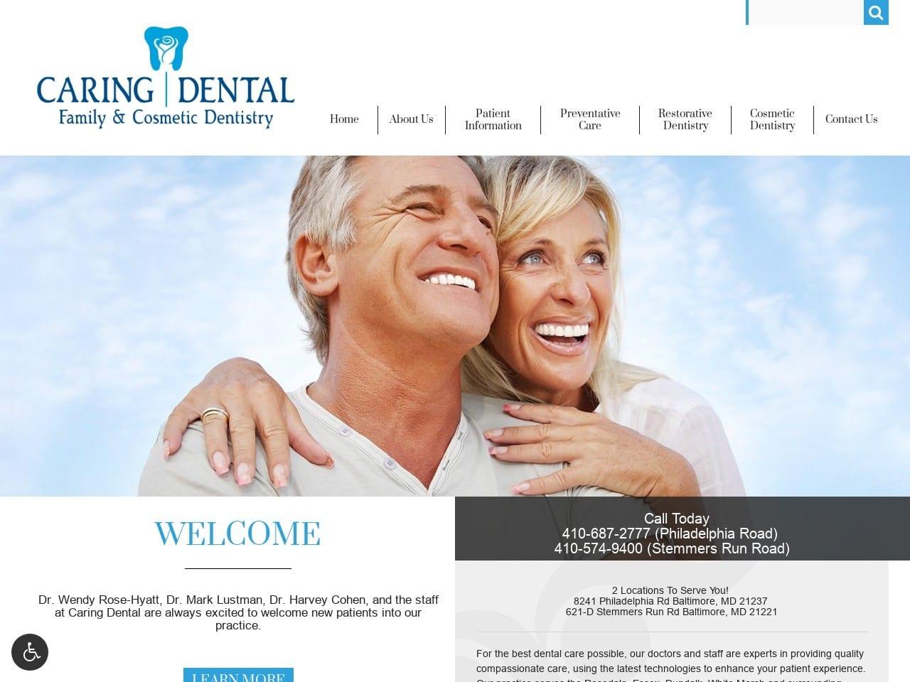 Lustman & Cohen Dental screenshot