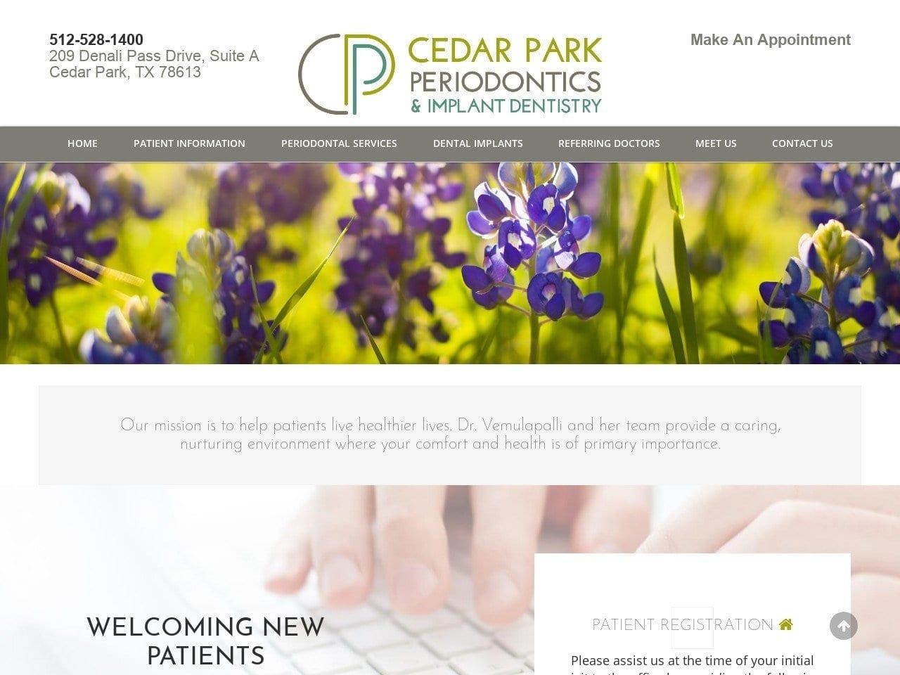 Cedar Park Periodontics PC screenshot