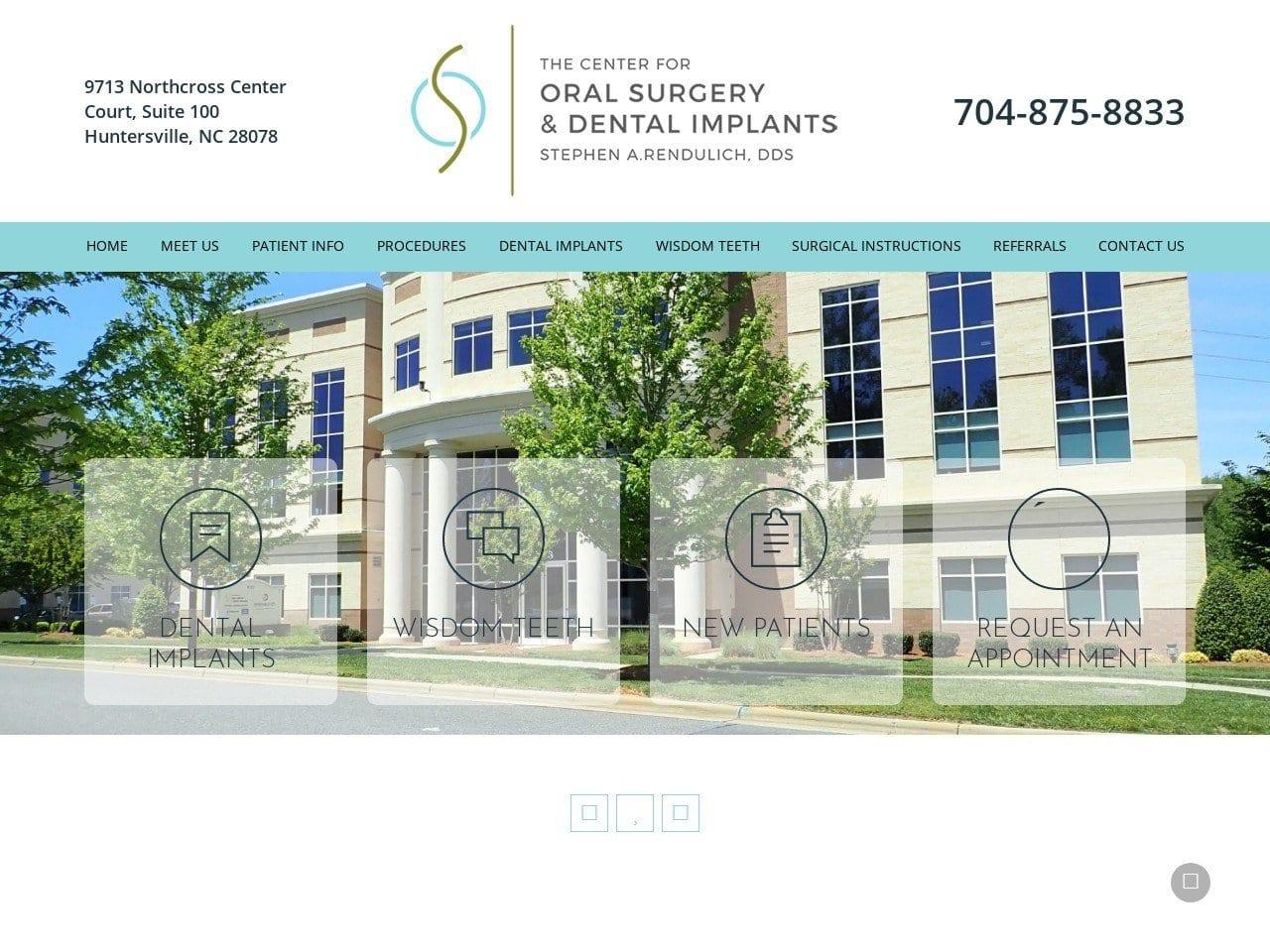 Center for Oral Surgery & Dental Implants screenshot