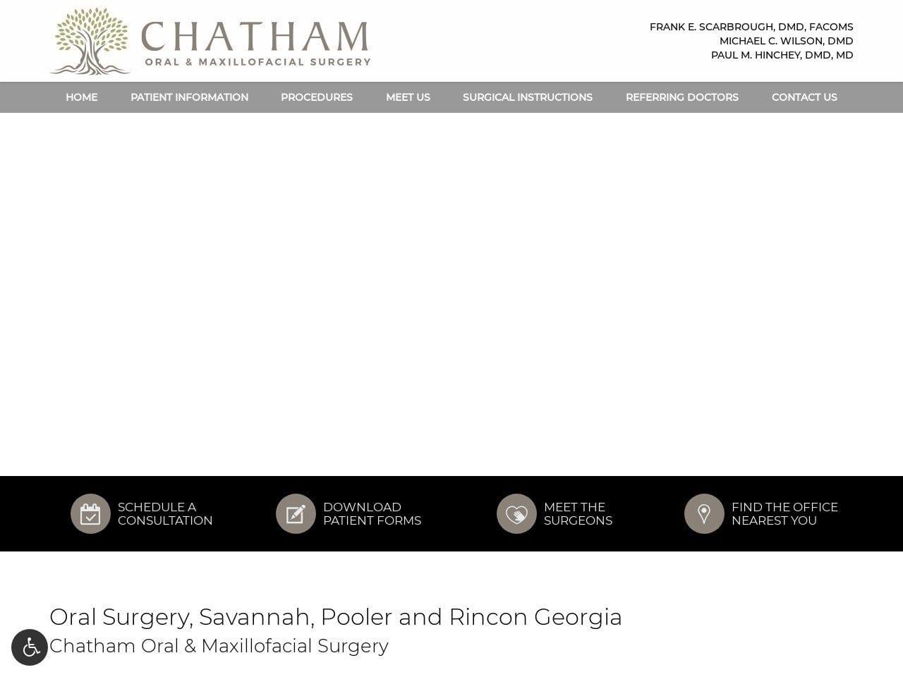 Chatham Oral Surgery P.C. screenshot