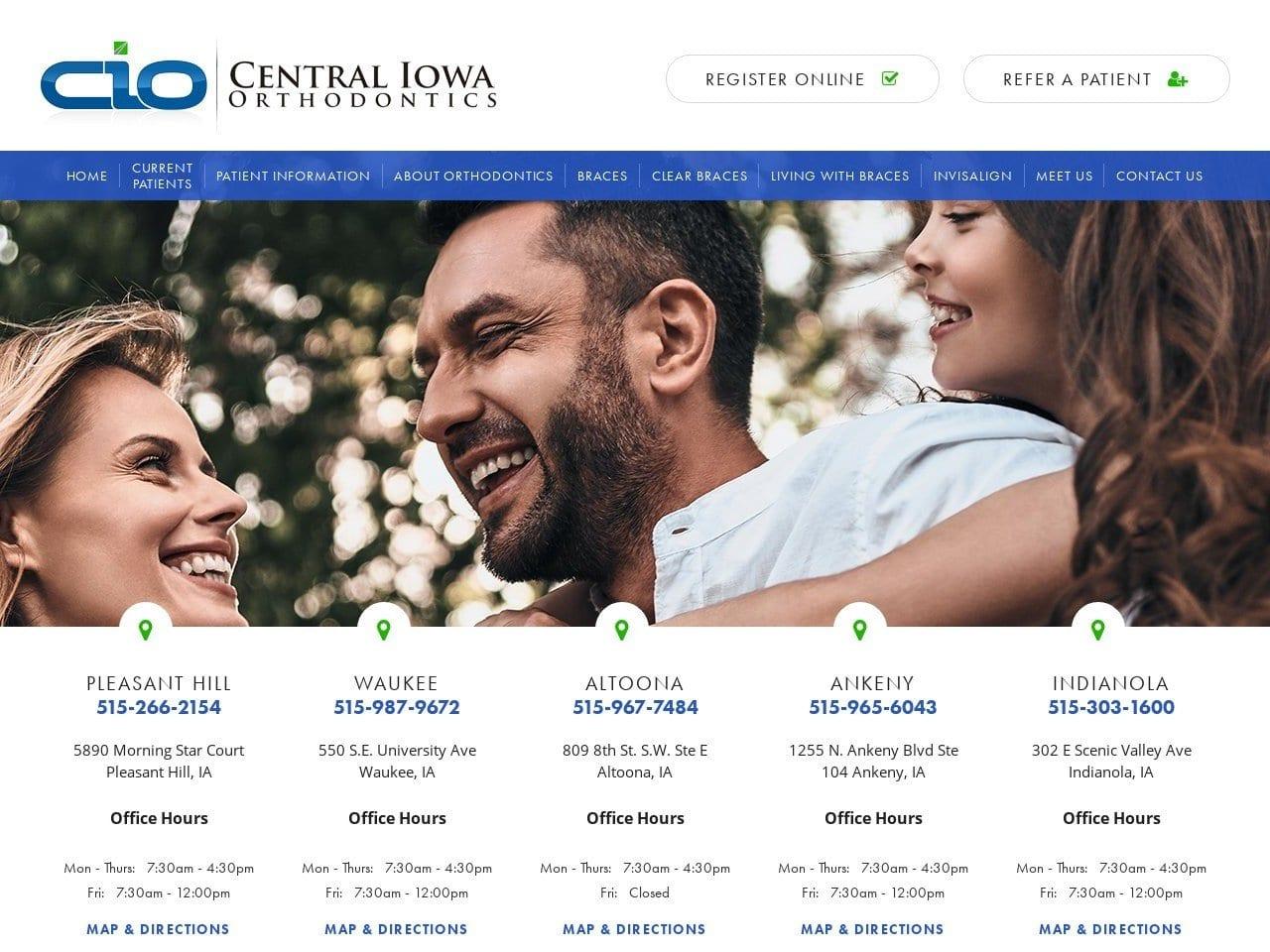 Central Iowa Orthodontics screenshot