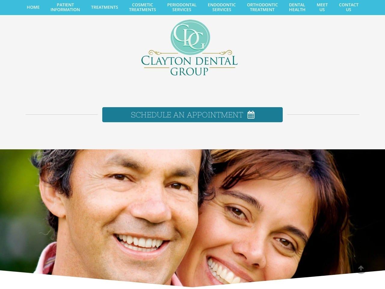 Clayton Dental Group screenshot