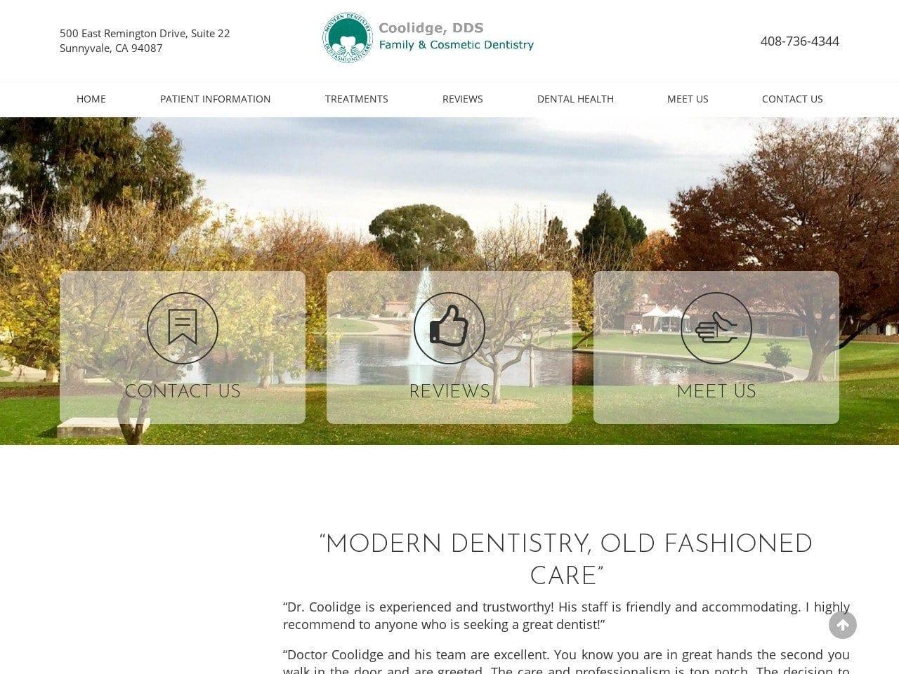 Dr. Clifford W. Coolidge DDS screenshot