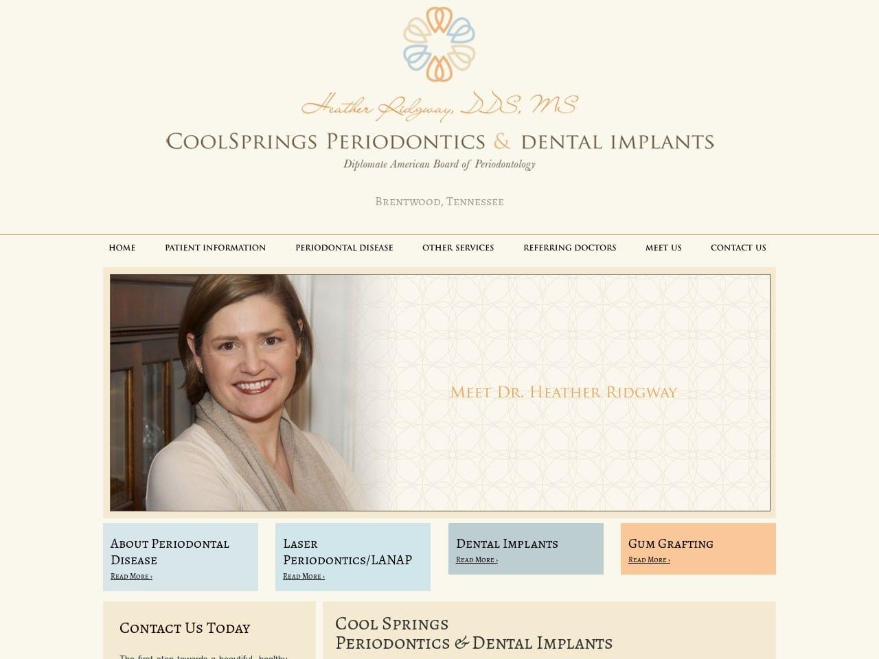 Dr. Heather K. Ridgway DDS