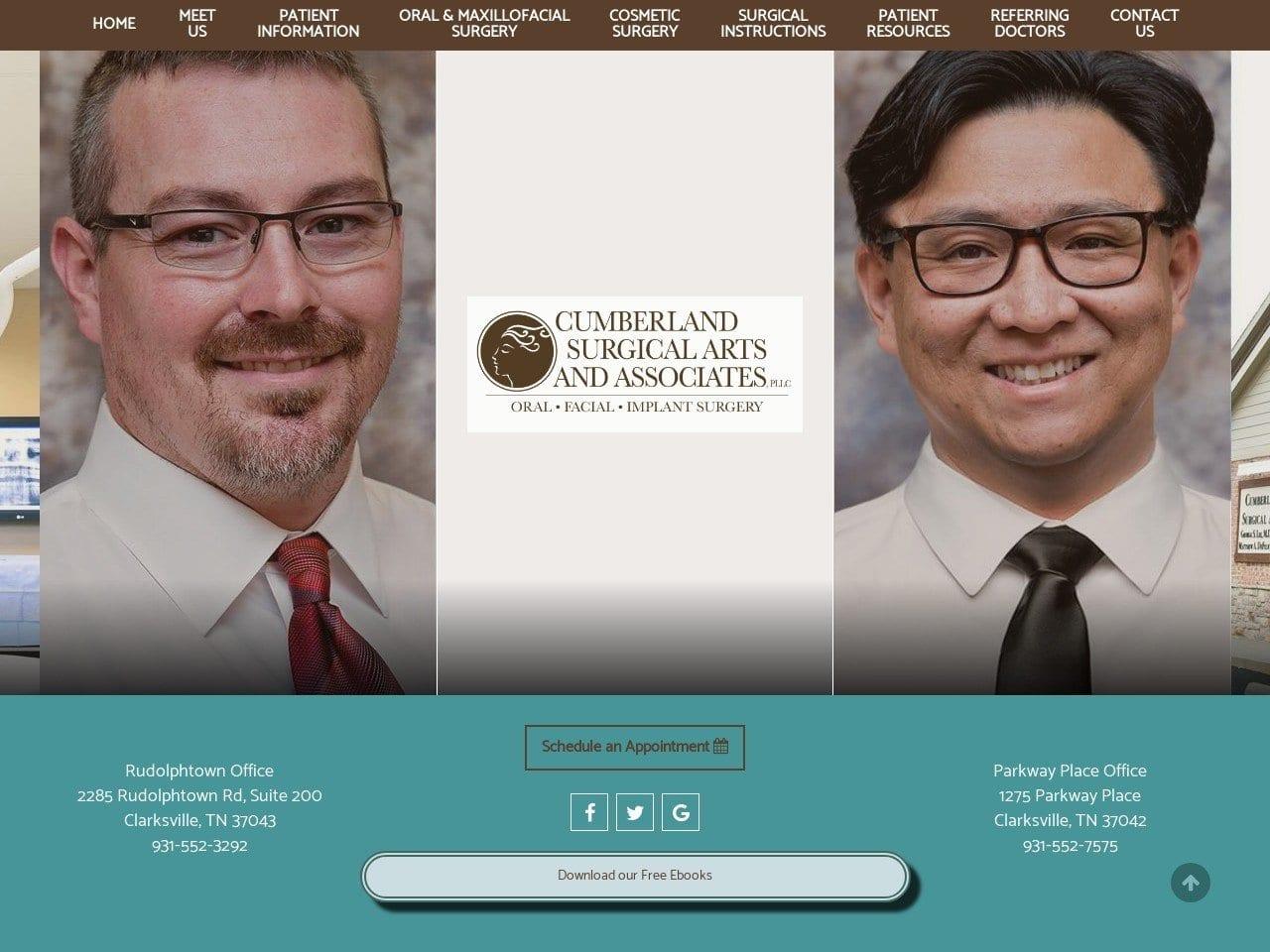 Cumberland Surgical Arts Pllc screenshot