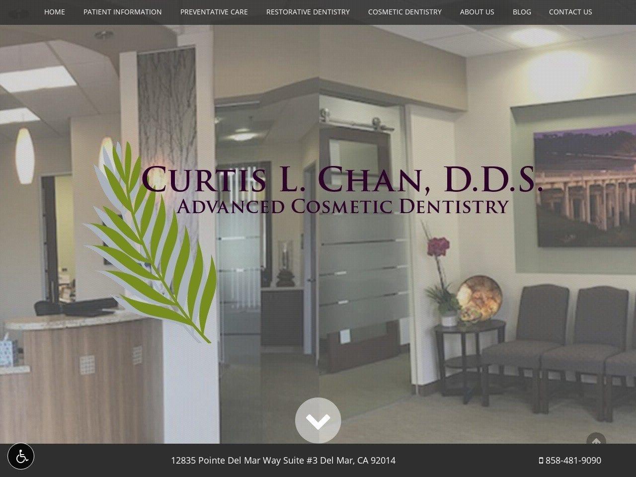 Curtis L. Chan DDS screenshot