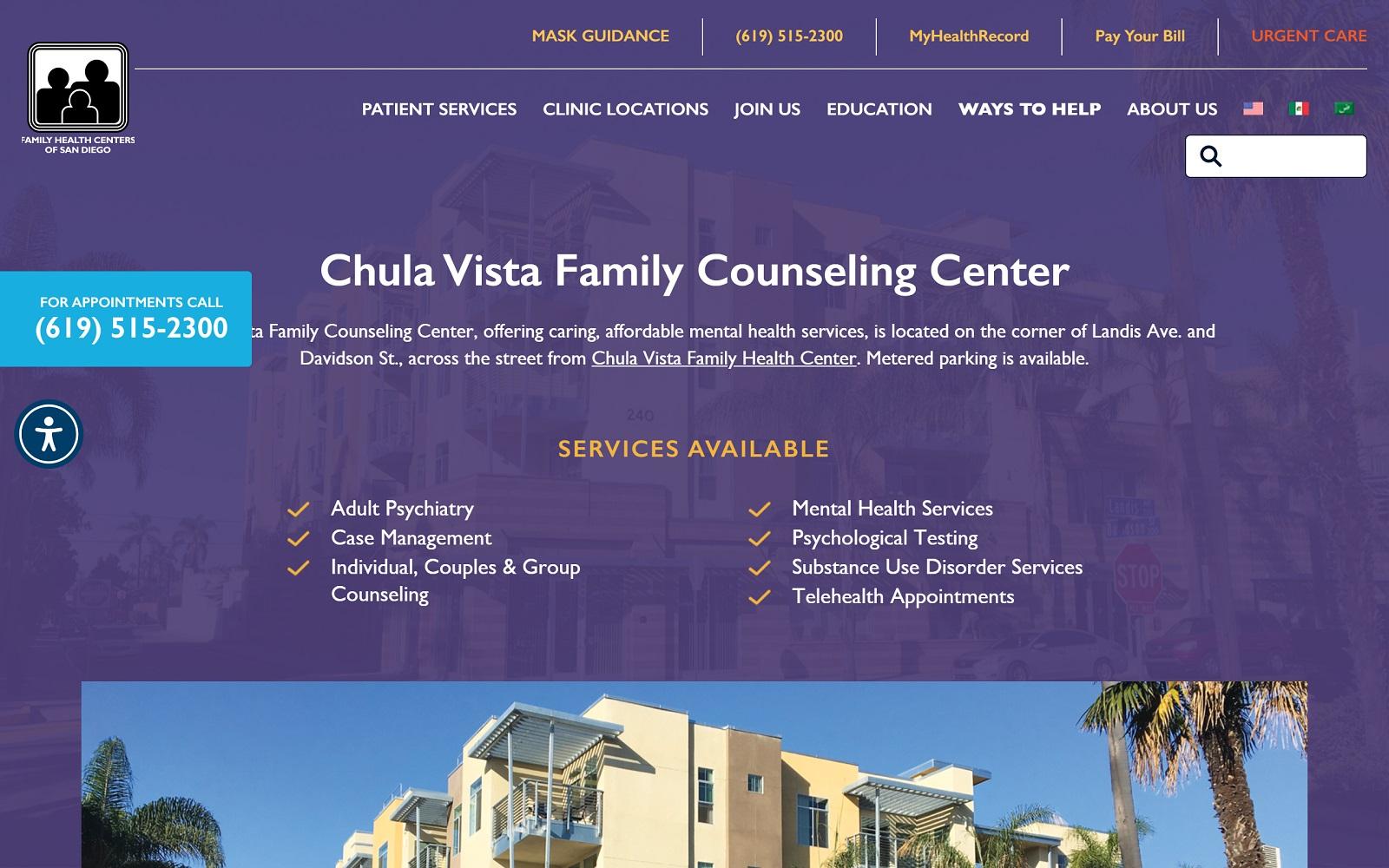 Chula Vista Family Counseling Center