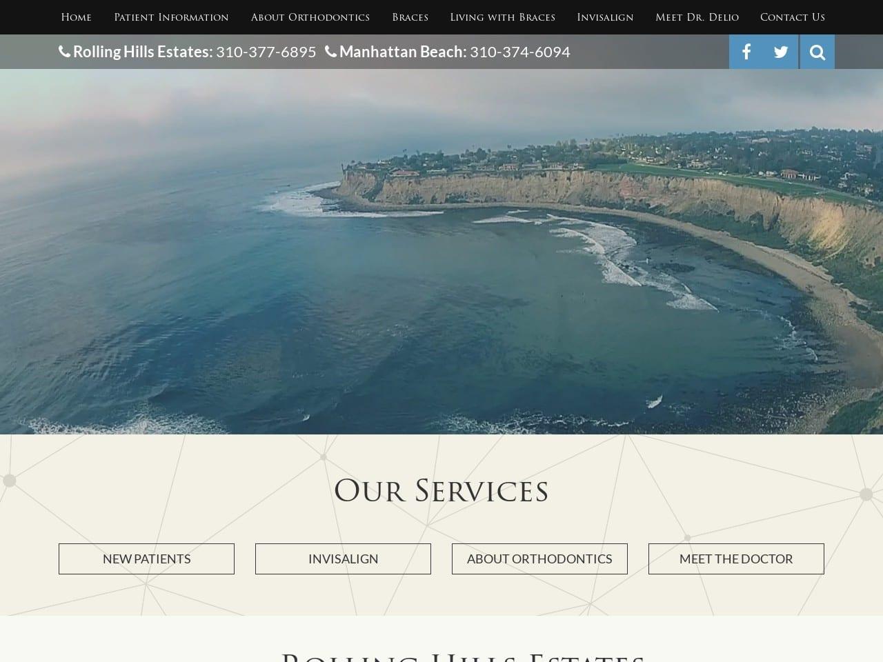 Delio Orthodontics screenshot