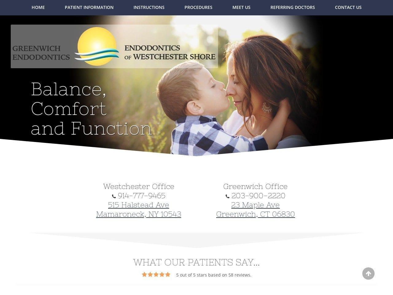 Endodontics of Westchester Shore screenshot