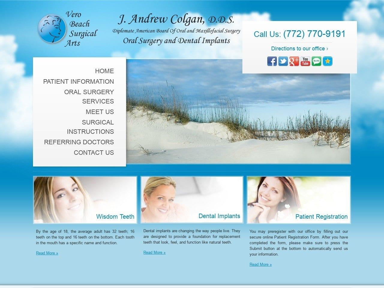 Vero Beach Surgical Arts Colgan J Andrew DDS