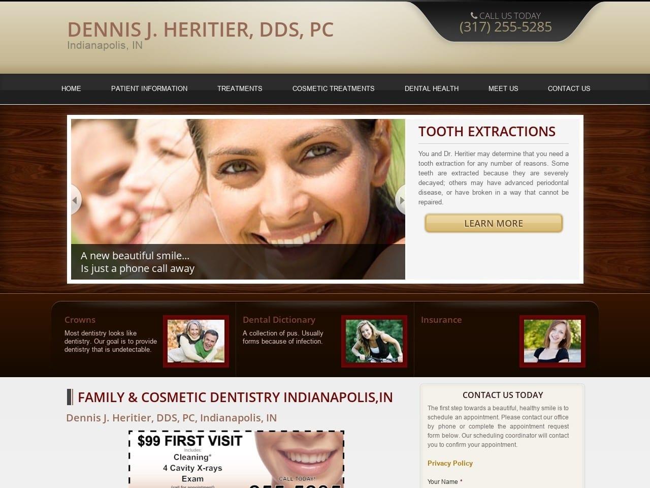 Dennis J Heritier DDS screenshot