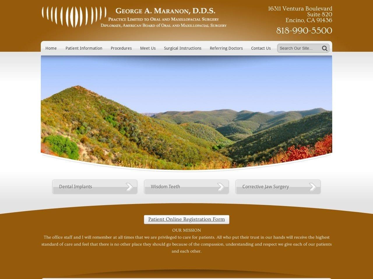 George A. Maranon DDS screenshot