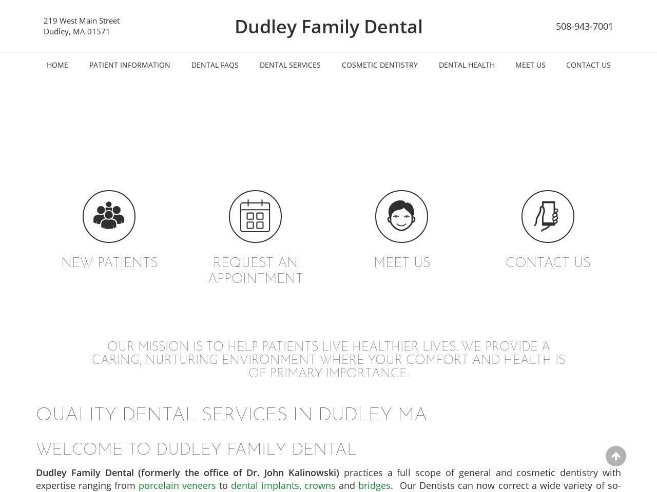 Dudley Family Dental screenshot
