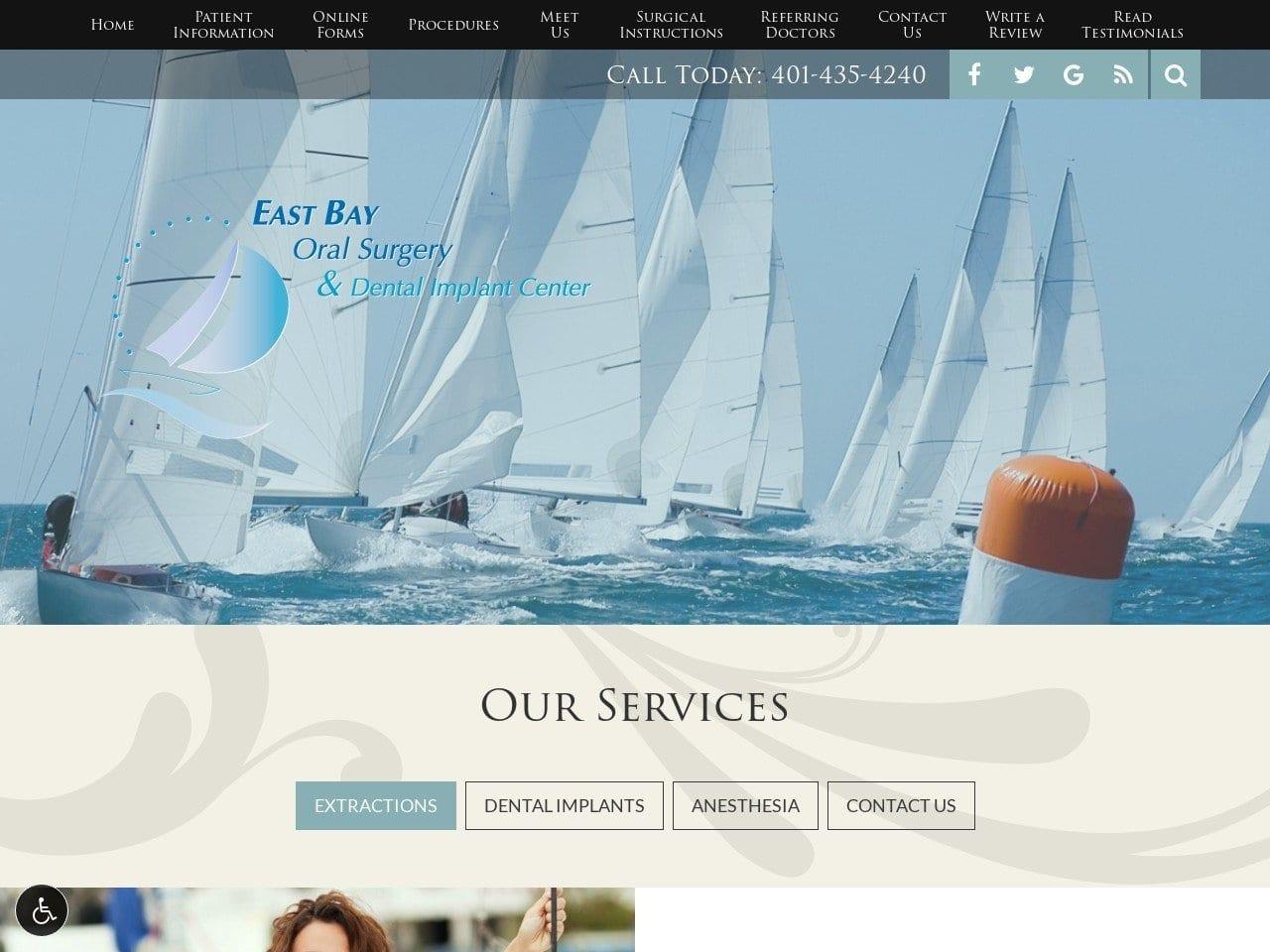 East Bay Oral Surgery & Dental Implant Center screenshot