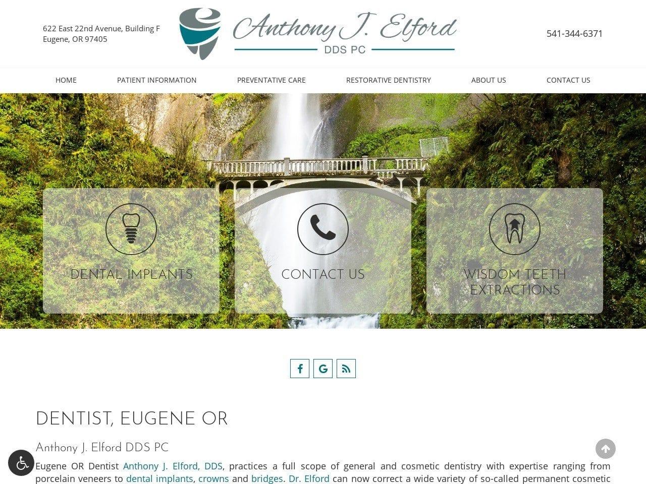 Anthony J. Elford DDS PC screenshot