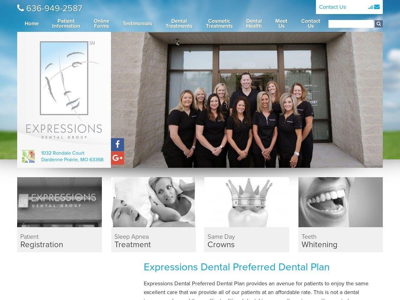Expressions Dental Group screenshot