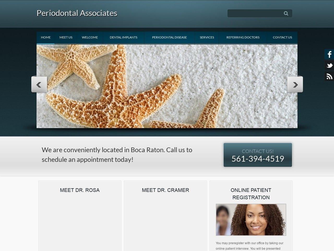 Howard W Rosa Dental screenshot