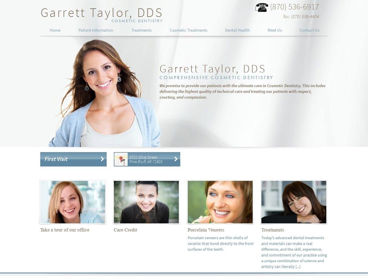 Garrett Taylor DDS PA screenshot
