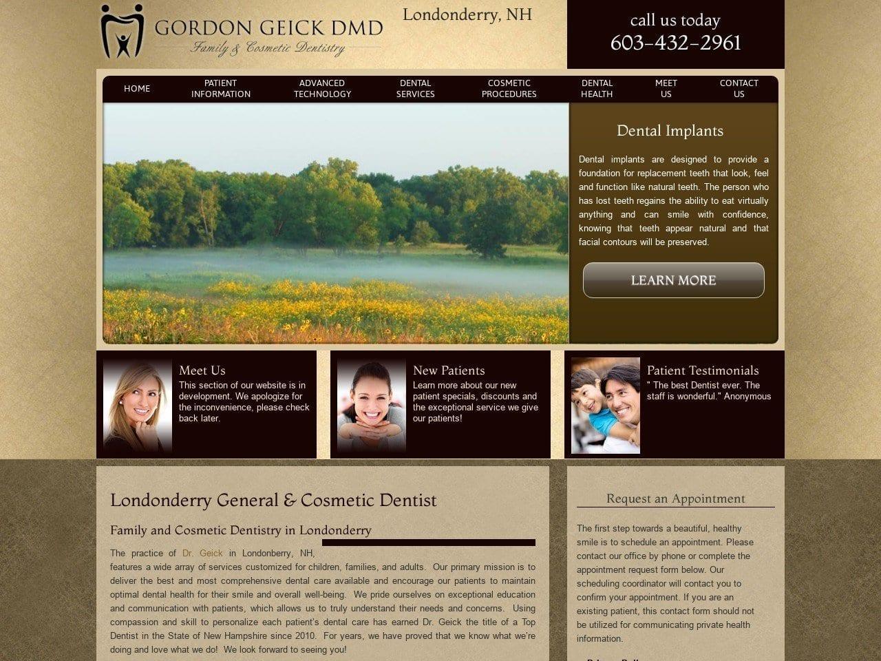 Gordon F. Geick DMD screenshot