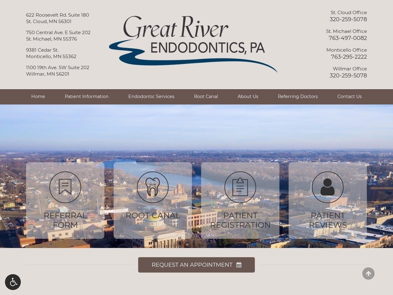 Great River Endodontics screenshot