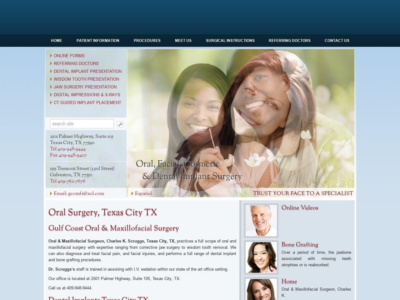 Dr. Charles K. Scruggs DDS screenshot