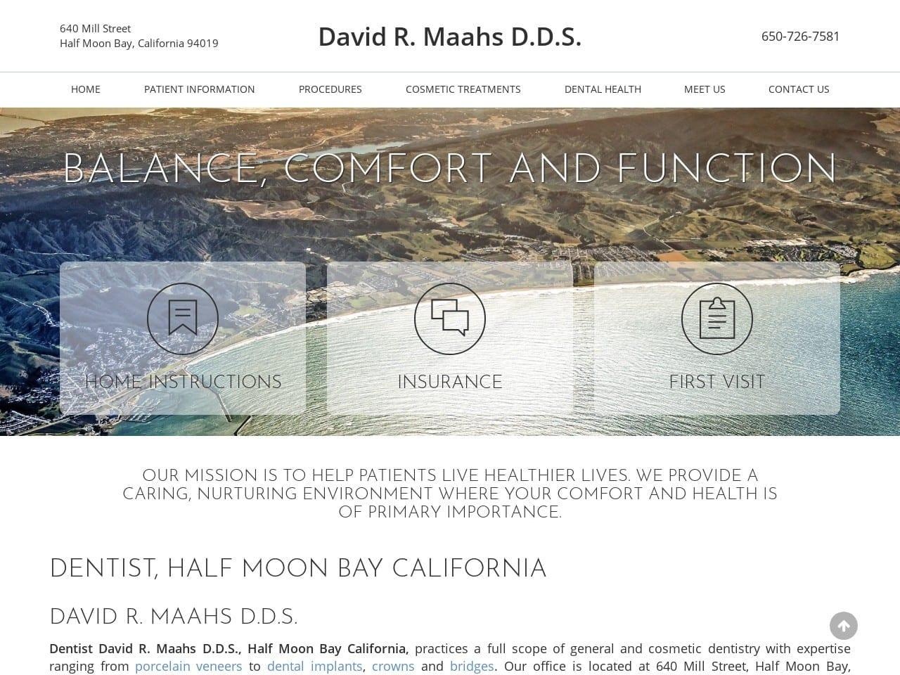 David R. Maahs D.D.S.