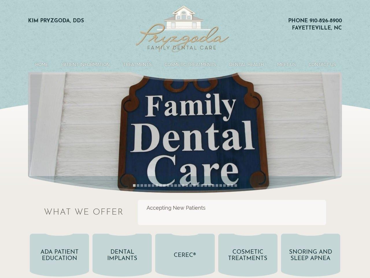 Dr. Kimberly W. Pryzgoda DDS screenshot