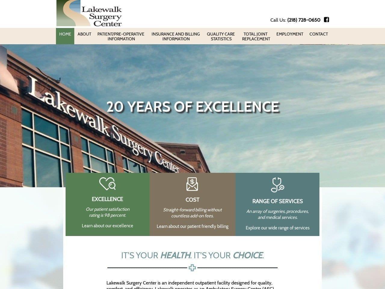 Lakewalk Surgery Center screenshot